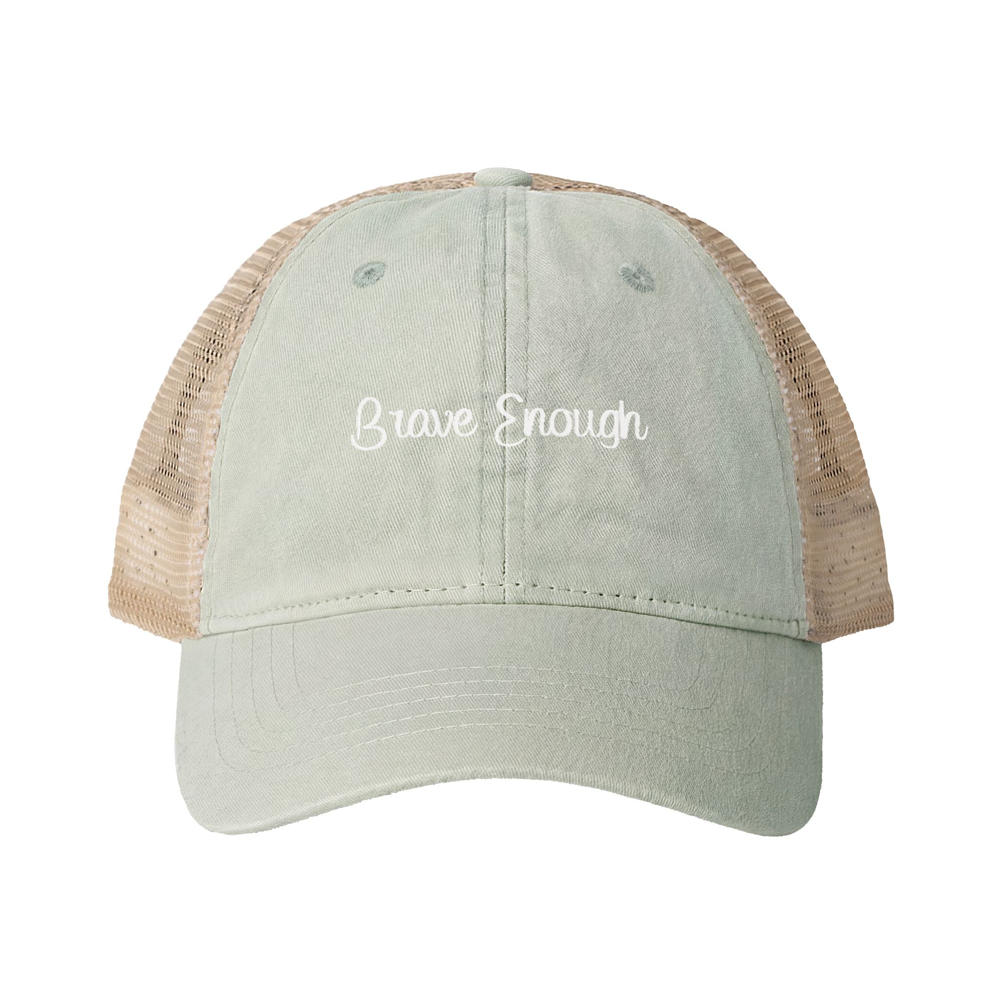Brave Enough Women's Washed Mesh-Back Cap