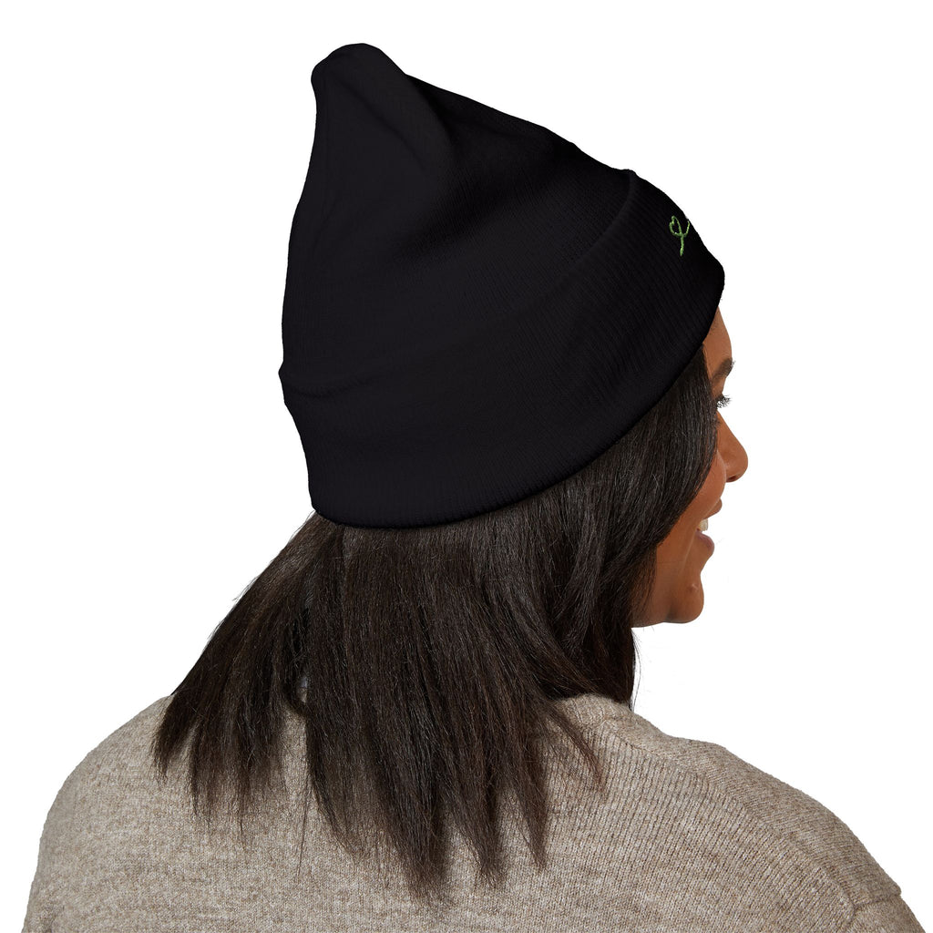 “Brave Enough” Cuffed Beanie (Embroidery)