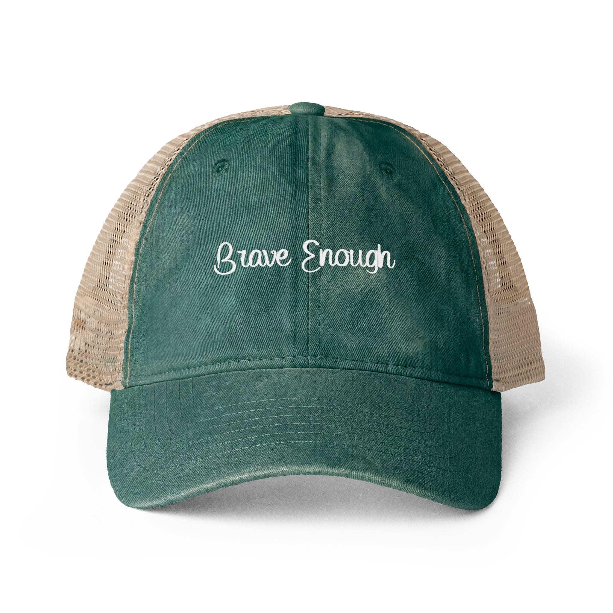 Brave Enough Women's Washed Mesh-Back Cap