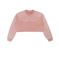 “Be kind to your mind” Cropped Sweatshirt