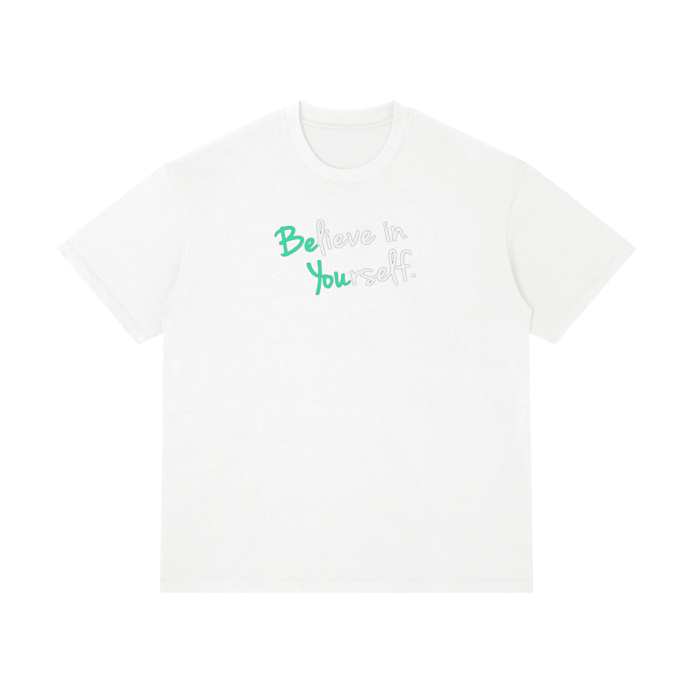 “Believe in yourself”  Regular Fit Crewneck T-Shirt