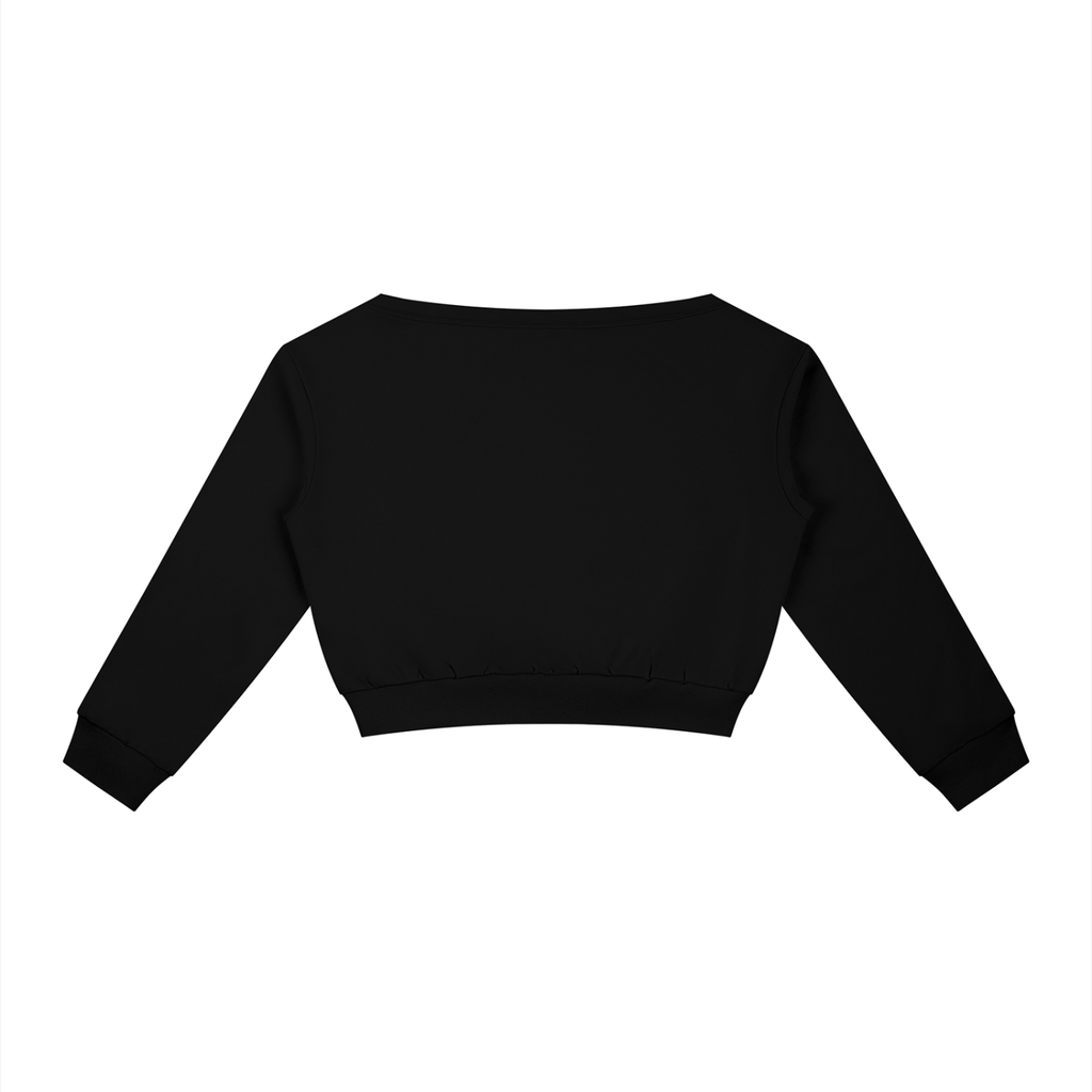 “Brave Enough” Off-Shoulder Sweatshirt